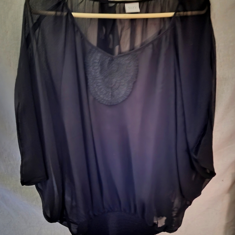 Sheer blouse